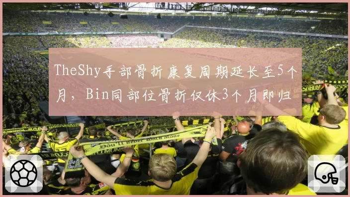 TheShy手部骨折康复周期延长至5个月，Bin同部位骨折仅休3个月即归队