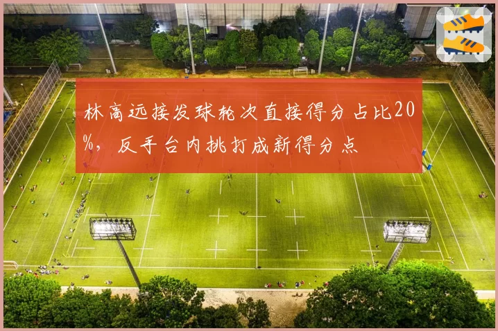 林高远接发球轮次直接得分占比20%,反手台内挑打成新得分点